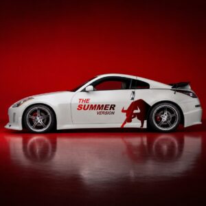 Aggressive Bull Side Graphics Kit: Summer Edition JDM Vinyl Wrap (Universal Fit)