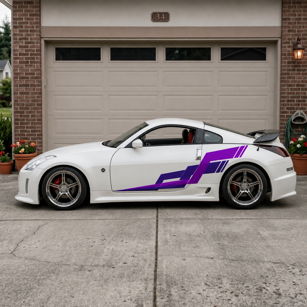 brz decal JDM Racing Stripes Decal Kit β 6 Pack Custom Drift Car Livery Graphics