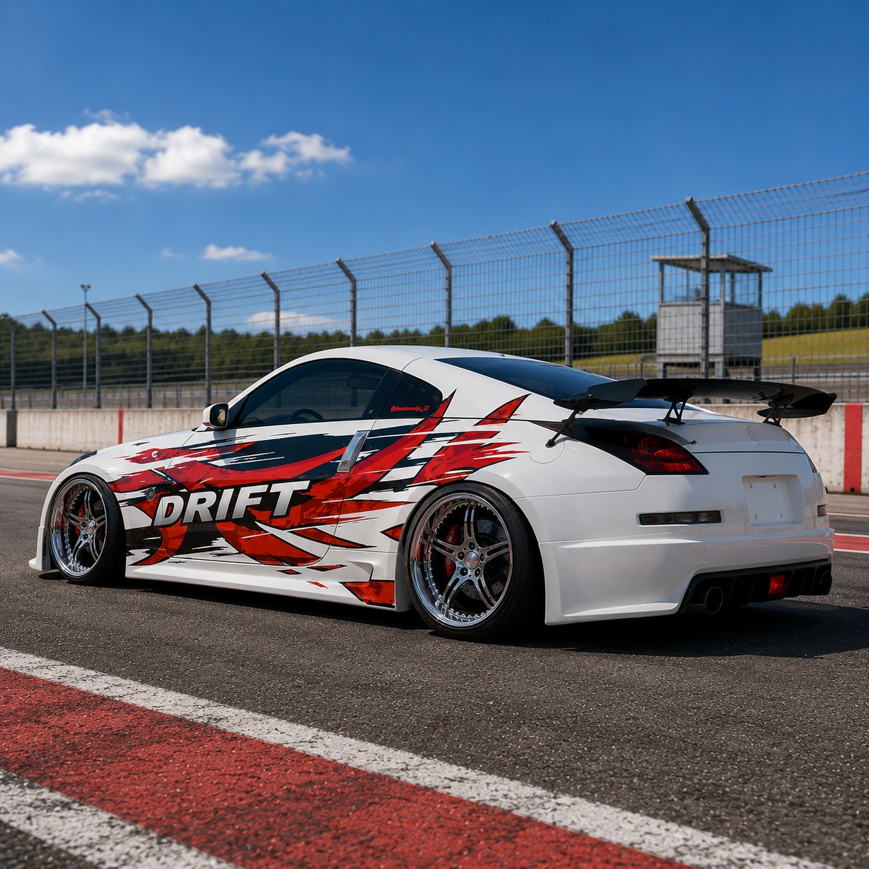 custom car decal JDM Drift Racing Car Wrap Kit – Street Style Vinyl Graphics Decal for Tuner Cars