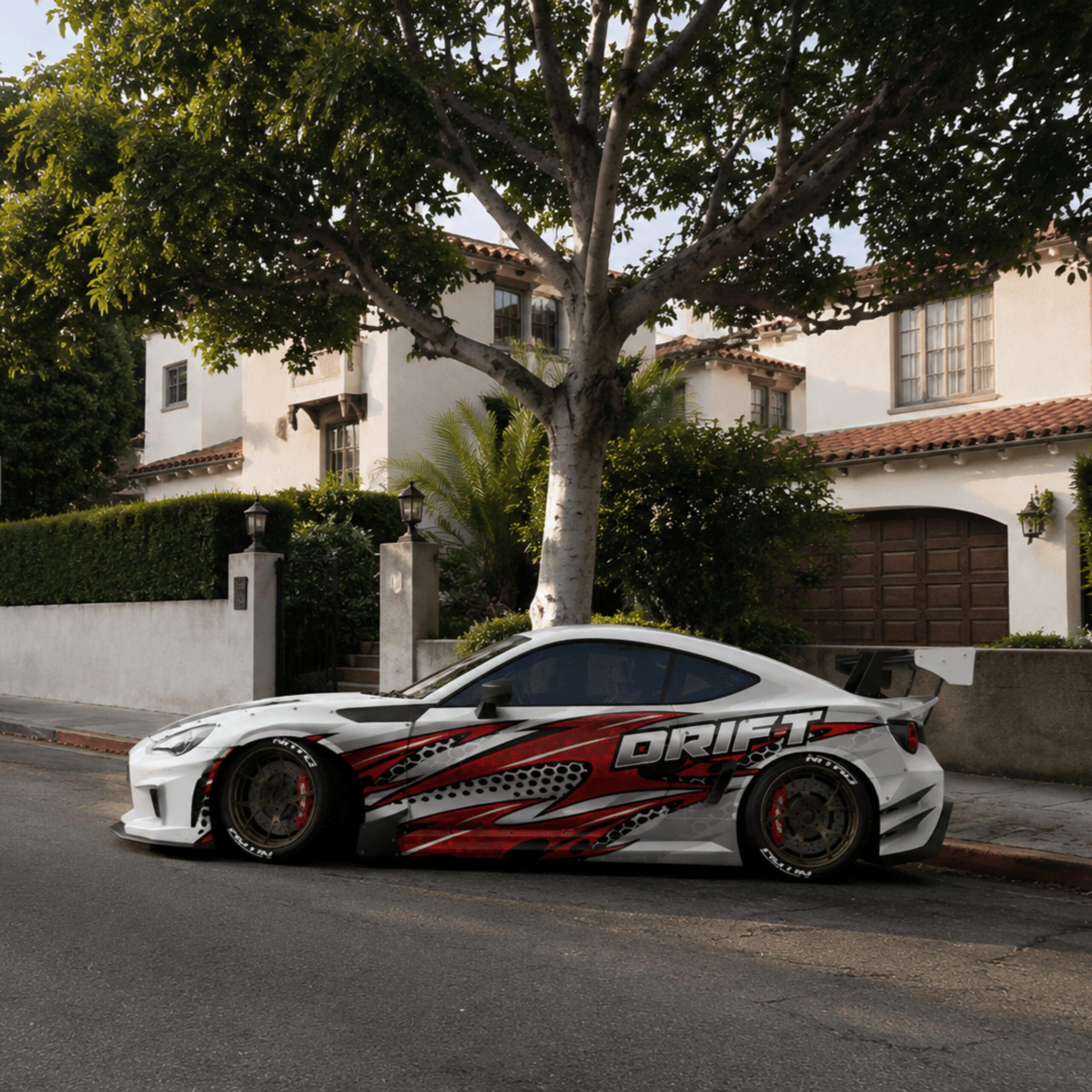 Car Wrap JDM Drift Livery Racing Vinyl Decal Graphics for Tuner & Drift Cars