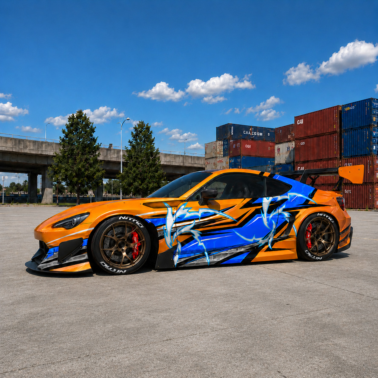 JDM Drift Car Wrap Livery Racing Vinyl Decal Graphics for Tuner, Track & Drift Cars