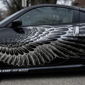 drift aesthetic Drift Car Decal Custom Racing Livery Wing Style Vinyl Wrap Graphics for JDM Cars