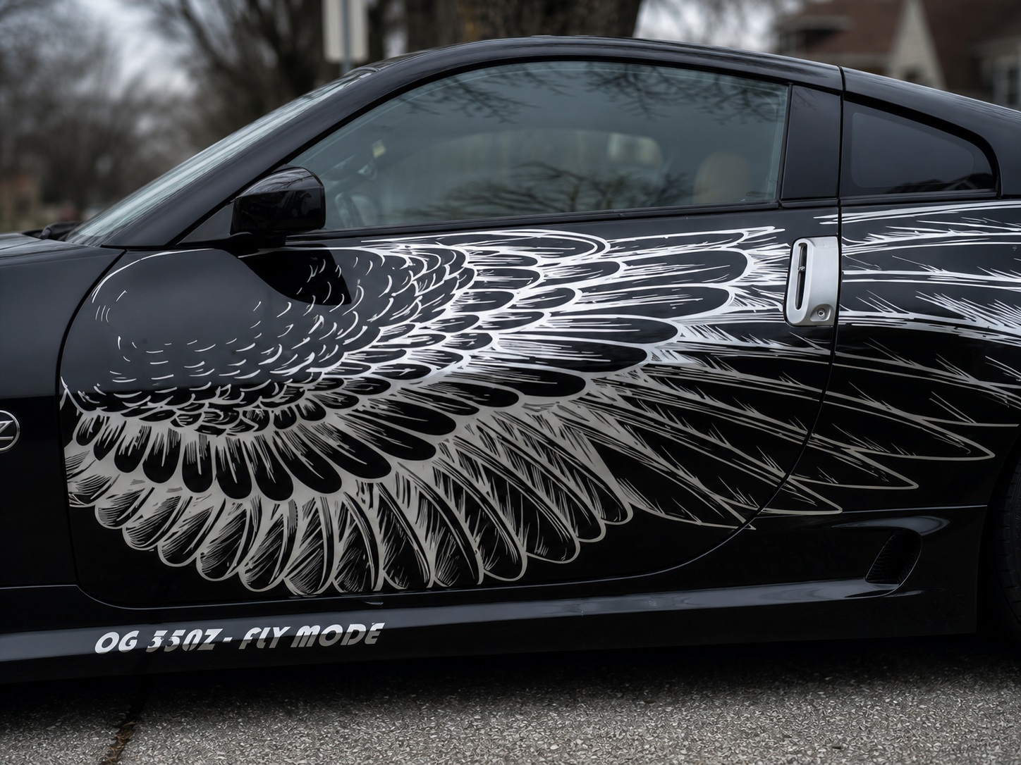 Drift Car Decal Custom Racing Livery Wing Style Vinyl Wrap Graphics for JDM Cars