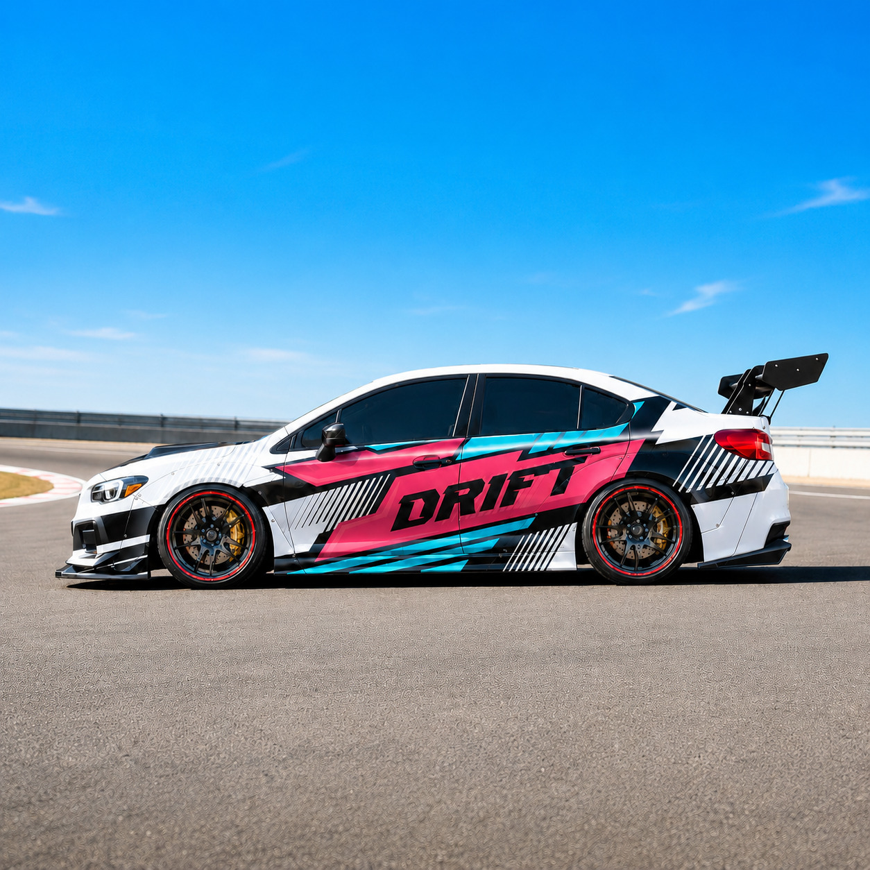 drift car sticker JDM Drift Car Wrap Kit – Racing Livery Vinyl Decal Graphics for Tuner Cars