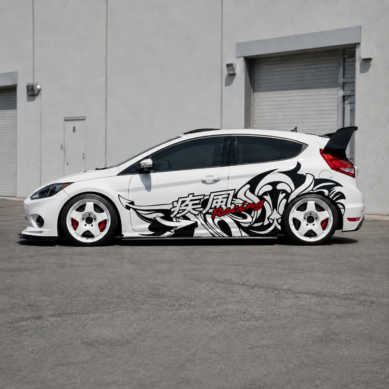 drift wrap kit JDM Racing Car Side Decal Kit – Japanese Style Vinyl Wrap Graphics