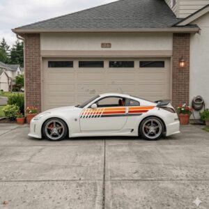 drift wrap kit JDM Racing Stripes Decal Kit – 6 Pack Side Livery Graphics Bundle