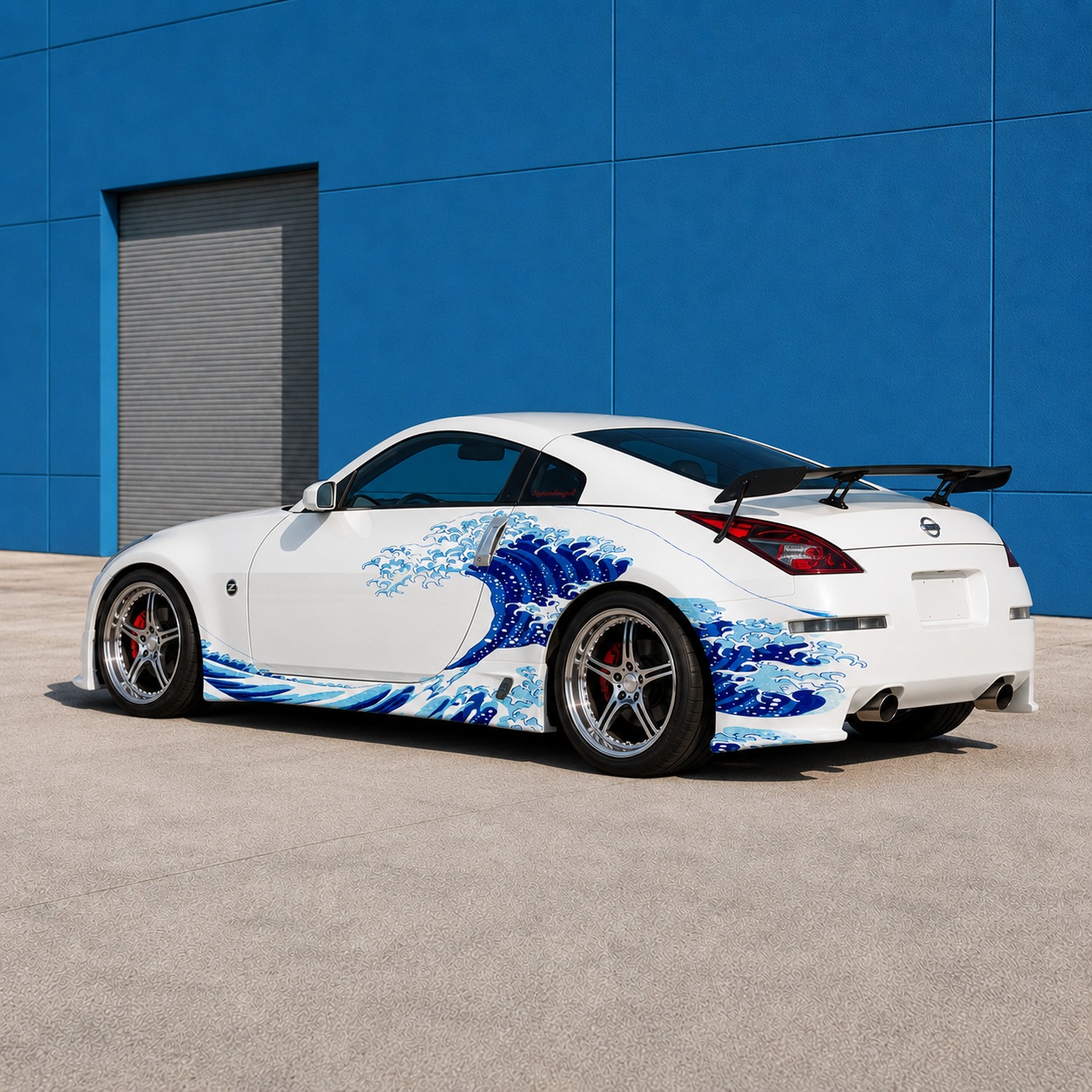jdm car decal JDM Drift Livery Car Wrap, Wave Inspired Racing Decals