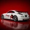 Aggressive Bull Side Graphics Kit: Summer Edition JDM Vinyl Wrap (Universal Fit)