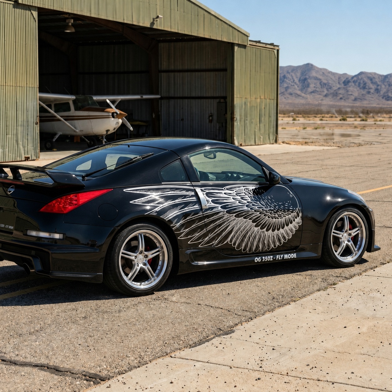 Drift Car Decal Custom Racing Livery Wing Style Vinyl Wrap Graphics for JDM Cars