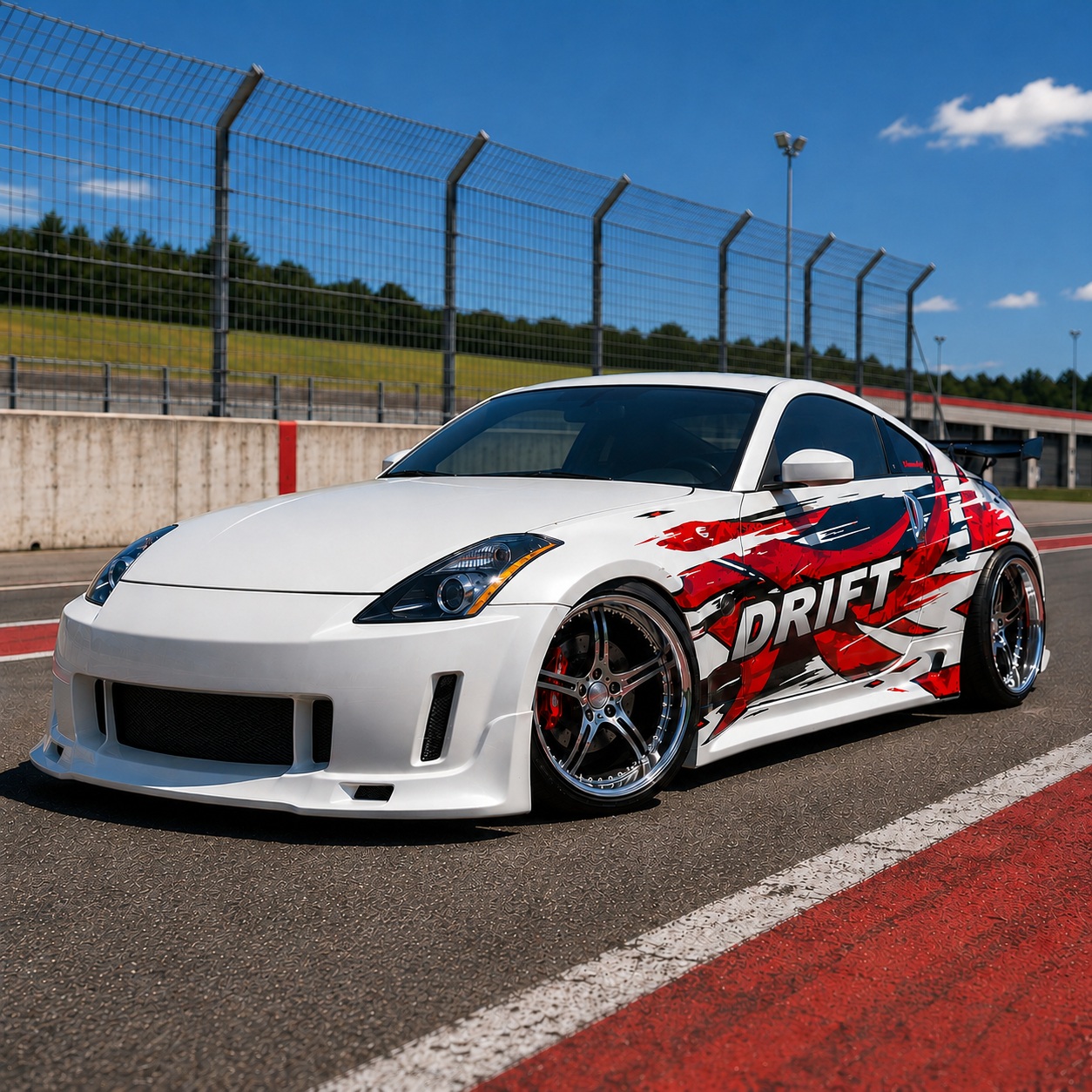 custom car decal JDM Drift Racing Car Wrap Kit – Street Style Vinyl Graphics Decal for Tuner Cars