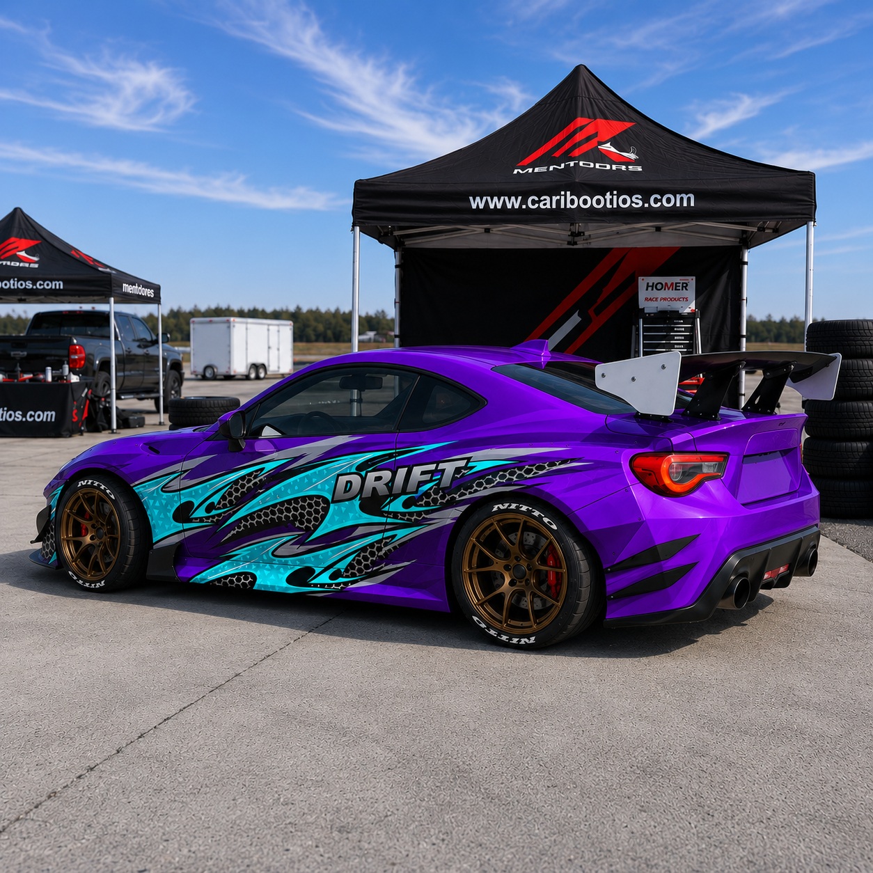 racing livery JDM Drift Car Wrap Kit – Aggressive Racing Livery Graphics for Tuner Builds
