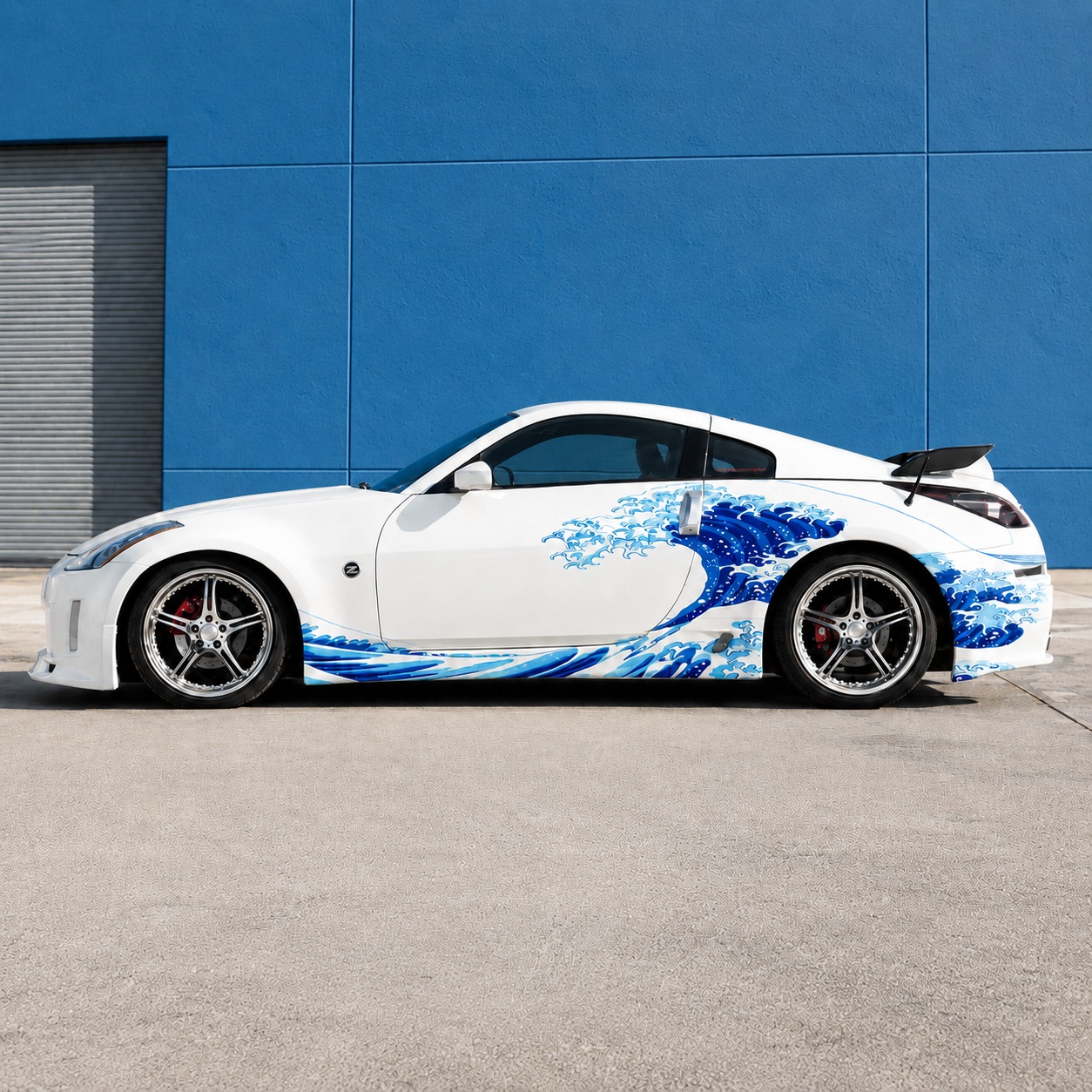 racing livery JDM Drift Livery Car Wrap, Wave Inspired Racing Decals