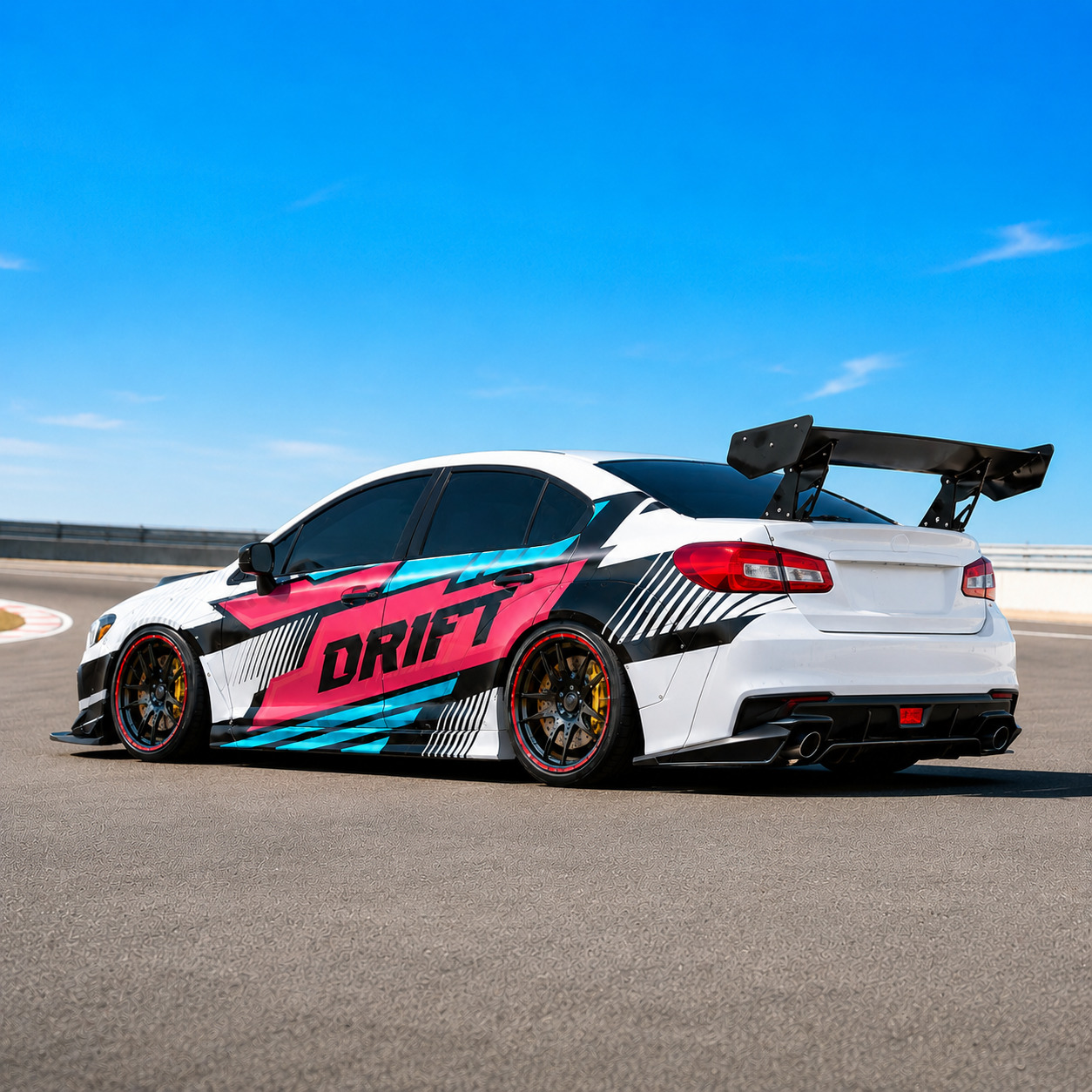 JDM Drift Car Wrap Kit – Racing Livery Vinyl Decal Graphics for Tuner Cars