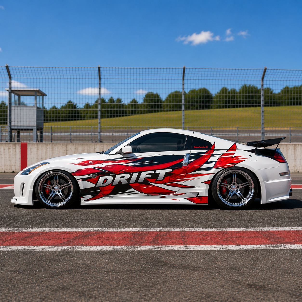 JDM Drift Racing Car Wrap Kit – Street Style Vinyl Graphics Decal for Tuner Cars